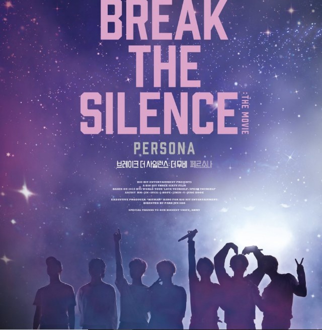 Break the Silence: The Movie cast: RM, Suga, Jin. Break the Silence: The Movie Date: 10 September 2020. Break the Silence: The Movie.
