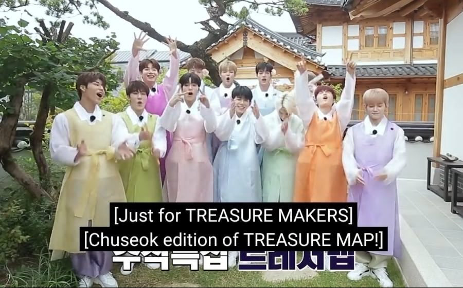 TREASURE: Treasure Map - Chuseok Edition cast: Choi Hyun Suk, Bang Ye Dam, Yoshi. TREASURE: Treasure Map - Chuseok Edition Release Date: 2 October 2020. TREASURE: Treasure Map - Chuseok Edition Episode: 1.
